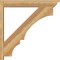 Ekena Millwork Balboa Rough Sawn Traditional Outlooker, Western Red Cedar, 6"W x 36"D x 36"H OUT06X36X36BOA01RWR - alternate 4